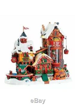 LEMAX Christmas Village Elf Made Toy Factory With 4.5V Adaptor -New