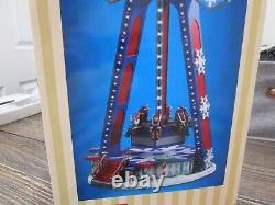 LEMAX Christmas Village The Spinning Snowflake Sights Sounds Carnival Ride NEW