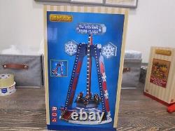 LEMAX Christmas Village The Spinning Snowflake Sights Sounds Carnival Ride NEW
