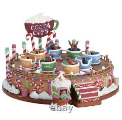 LEMAX Cocoa Cups -Holiday Village Carnival Animated & Musical