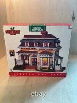LEMAX Coventry Cove Windrose BEAUTY SALON Building Christmas Village RARE