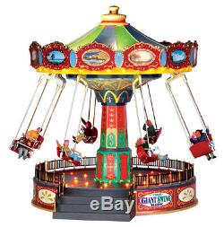 LEMAX House/Village Carnival Ride's THE GIANT SWING Sights & Sounds