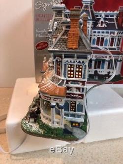 LEMAX Kingsley Manor House Christmas Michaels Exclusive RARE