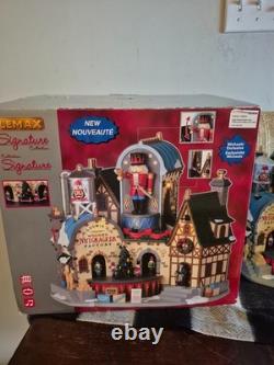 LEMAX Ludwig's Wooden Nutcracker Factory, with 4.5V Adaptor #95463