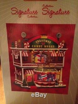 LEMAX NEW 2016 CHRISTMAS VILLAGE CANDY WORKS FACTORY Animated Candy Store