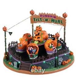 LEMAX Pumpkin Tilt N Hurl SPOOKY TOWN -Holiday Village Animated & Sound