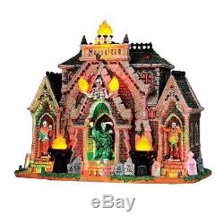 LEMAX SPOOKY TOWN Halloween House ALL HALLOWS MAUSOLEUM FREE OFFER