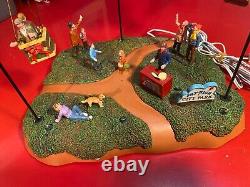 LEMAX Sky High City Park Hot Air Balloons 3 Balloons Rotating Tested & Working