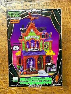 LEMAX Spooky Town Collection Agatha's Costume Crypt #75494 Retired 2007