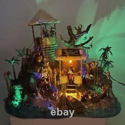 LEMAX Spooky Town Collection Halloween Pirates Hideout With Lights and Sound