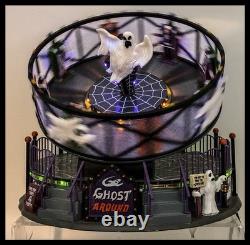 LEMAX Spooky Town Ghost Around 2017. Works Perfectly. Original Box Sounds