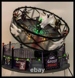 LEMAX Spooky Town Ghost Around 2017. Works Perfectly. Original Box Sounds
