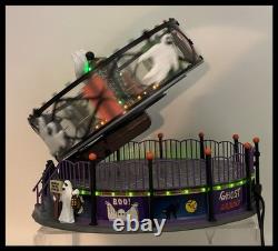 LEMAX Spooky Town Ghost Around 2017. Works Perfectly. Original Box Sounds