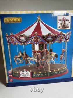 LEMAX The Grand Carousel 84349 NIOB Sights and Sounds