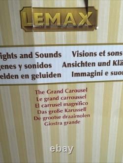 LEMAX The Grand Carousel 84349 NIOB Sights and Sounds