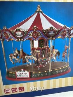 LEMAX The Grand Carousel 84349 NIOB Sights and Sounds