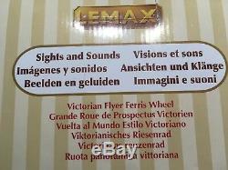LEMAX VICTORIAN FLYER FERRIS WHEEL -Sights & sounds CARNIVAL