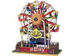 LEMAX VILLAGE COLLECTION FERRIS WHEEL THE STARBURST WithADAPTER # 64489 NIB