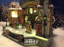 LEMAX Village A Victorian CHRISTMAS CAROL PLAY Animated Lights Sounds Scrooge