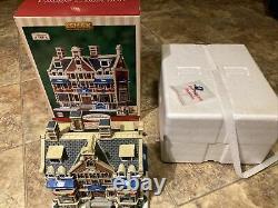 LEMAX WHITE SWAN INN Holiday Village Building -Multi Lighted-Retired