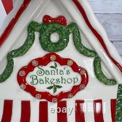 LENOX Hosting The Holidays Bakeshop Lights & Musical Centerpiece Village #886345