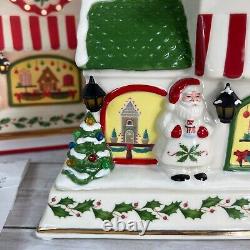 LENOX Hosting The Holidays Bakeshop Lights & Musical Centerpiece Village #886345