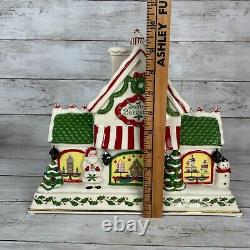 LENOX Hosting The Holidays Bakeshop Lights & Musical Centerpiece Village #886345