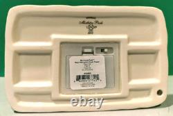 LENOX MISTLETOE PARK Village Clock TOWN HALL Lit series Lighted - NEW in BOX