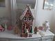 LG. LIFE SIZE LIGHTED GINGERBREAD HOUSE With TREES, GINGERBREAD TRAIN & SANTA