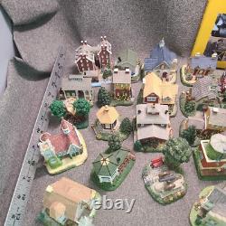 LOT OF 27 Liberty Falls Collection Houses/Accessories & 42 Pewter Figures +Book
