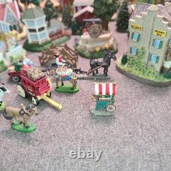 LOT OF 27 Liberty Falls Collection Houses/Accessories & 42 Pewter Figures +Book