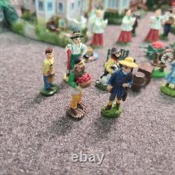 LOT OF 27 Liberty Falls Collection Houses/Accessories & 42 Pewter Figures +Book