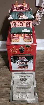 LOT OF 5 It's A Wonderful Life / Holiday BEDFORD FALLS PORCELAIN BUILDINGS COA