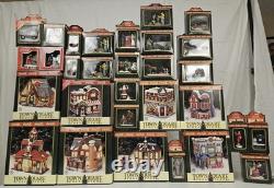 LOT Of 87 Coca-Cola Town Square Collection Village Figures Lot 1994-1999