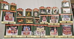 LOT Of 87 Coca-Cola Town Square Collection Village Figures Lot 1994-1999