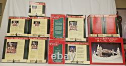 LOT Of 87 Coca-Cola Town Square Collection Village Figures Lot 1994-1999