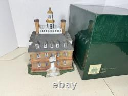 Lang & wise colonial williamsburg Governor's House 10x10x12 Lighted 2003 In Box