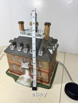 Lang & wise colonial williamsburg Governor's House 10x10x12 Lighted 2003 In Box