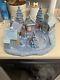 Large 1980's Scioto Ceramic Mold 5 Light Christmas Village Town Set RARE