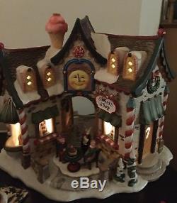 Large Kirkland Nutcracker Village with Lights & Motion with Accessories 2001