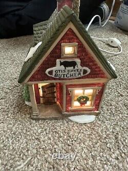 Large Lot Of Department 56 Christmas Village Houses And Figured