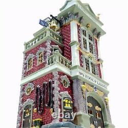 Lemax 2001 Powell St. Fire House Caddington Village #15578 Retired Collectible