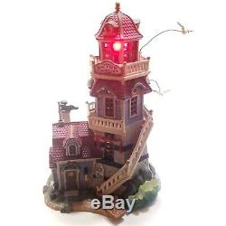 Lemax 2006 Bay View Lighthouse Plymouth Corners Retired #65402 Edifice illumine