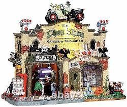 Lemax 25323 THE CHOP SHOP GARAGE & SALVAGE CO. Spooky Town Building Halloween I