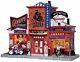 Lemax 25383 GORDY'S CYCLE SHOP Christmas Village Building Retired Motorcycle S I