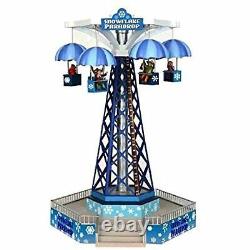 Lemax 34634 Snowflake Paradrop Carnival Ride Amusement Park Christmas Village