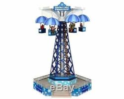 Lemax 34634 Snowflake Paradrop Carnival Ride Amusement Park Christmas Village