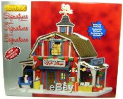 Lemax 35536 Country Barn Gift Shop Christmas Village Building Decor
