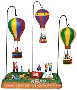 Lemax 44763 SKY-HIGH PARK Carnival Ride Amusement Park Balloon Rides Village I