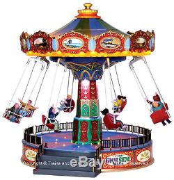 Lemax 44765 THE GIANT SWING RIDE Carnival Amusement Park Christmas Village O G I